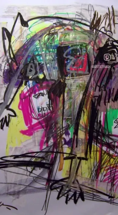 HACE 17 AÑOS #art #arteurbano # #franciscodepajaro #streetart Hace 17 años – street art in Barcelona: scene from the Art Is Trash video by Francisco de Pájaro