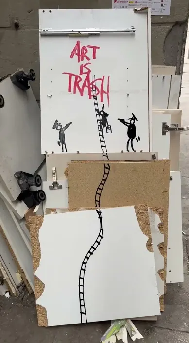Staircase – street art Barcelona | Art Is Trash Staircase – street art by Art Is Trash, Barcelona, Spain