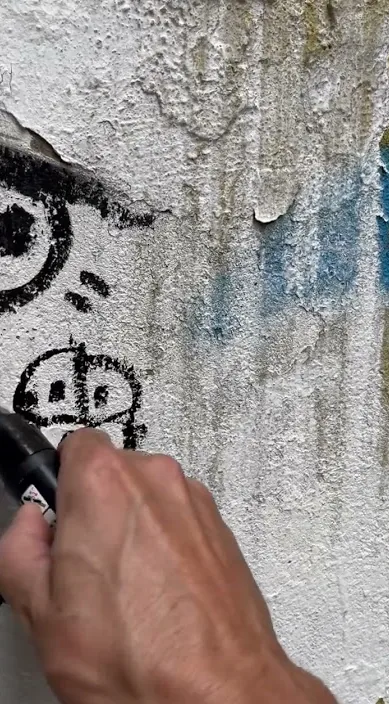 Coarse Salt – street art by Art Is Trash, Barcelona, Spain